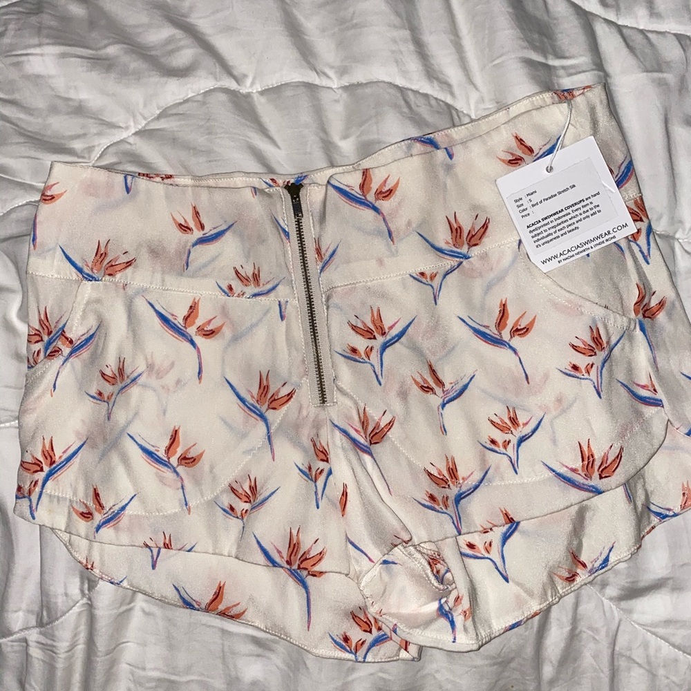 Acacia Bird of Paradise silk coverup